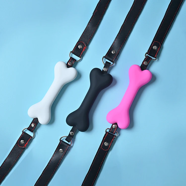 الكبار SM لعبة الكلب العظام الكمامة BDSM اللعب ملحق لمتعة الأزواج