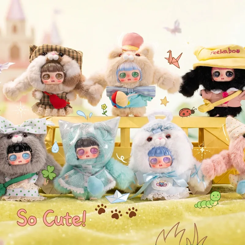 

Серия Peekaboo Cats Save The World: Милая мультяшная плюшевая кукла-брелок для сумки, модный подарок на день рождения