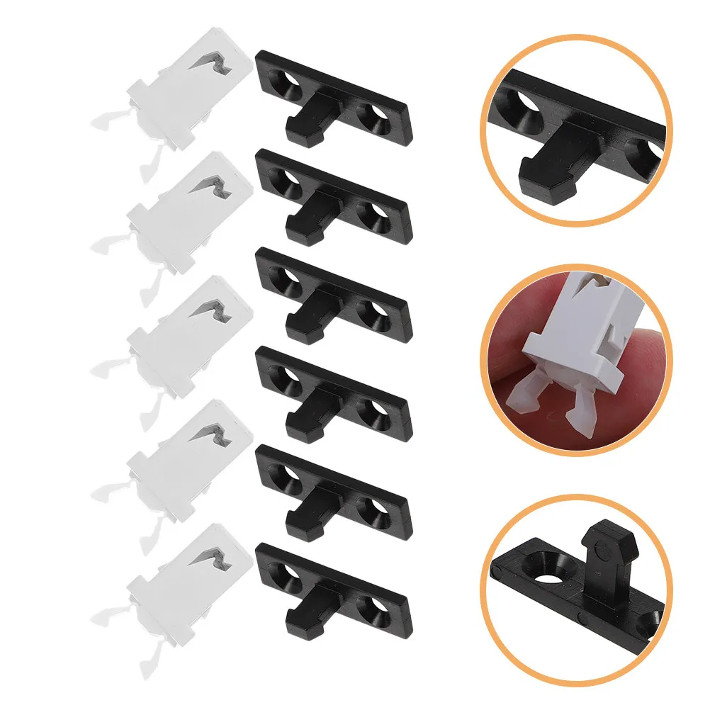 30Set Press-Type Garbage Can Buckle Plastic Self-Locking Trash Bin Latch for Easy One-Hand Operation Secure Lid Closure Home