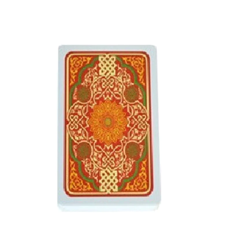 Playing Cards Plastic Baccarat Texas Hold'Em Poker Cards PVC Pokers Board Games Waterproof Wearable Card Game-Red