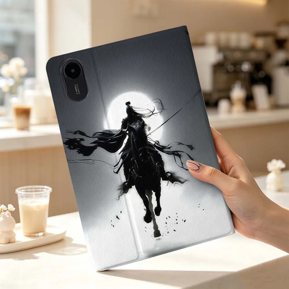 Warrior Horse Moonlight For Xiaomi Poco Redmi Pad 8 2 4 5 6 6S 7 7S SE Pro Max 14 11 8.7 11.2 12.5 Inch Tablet Case Fashion