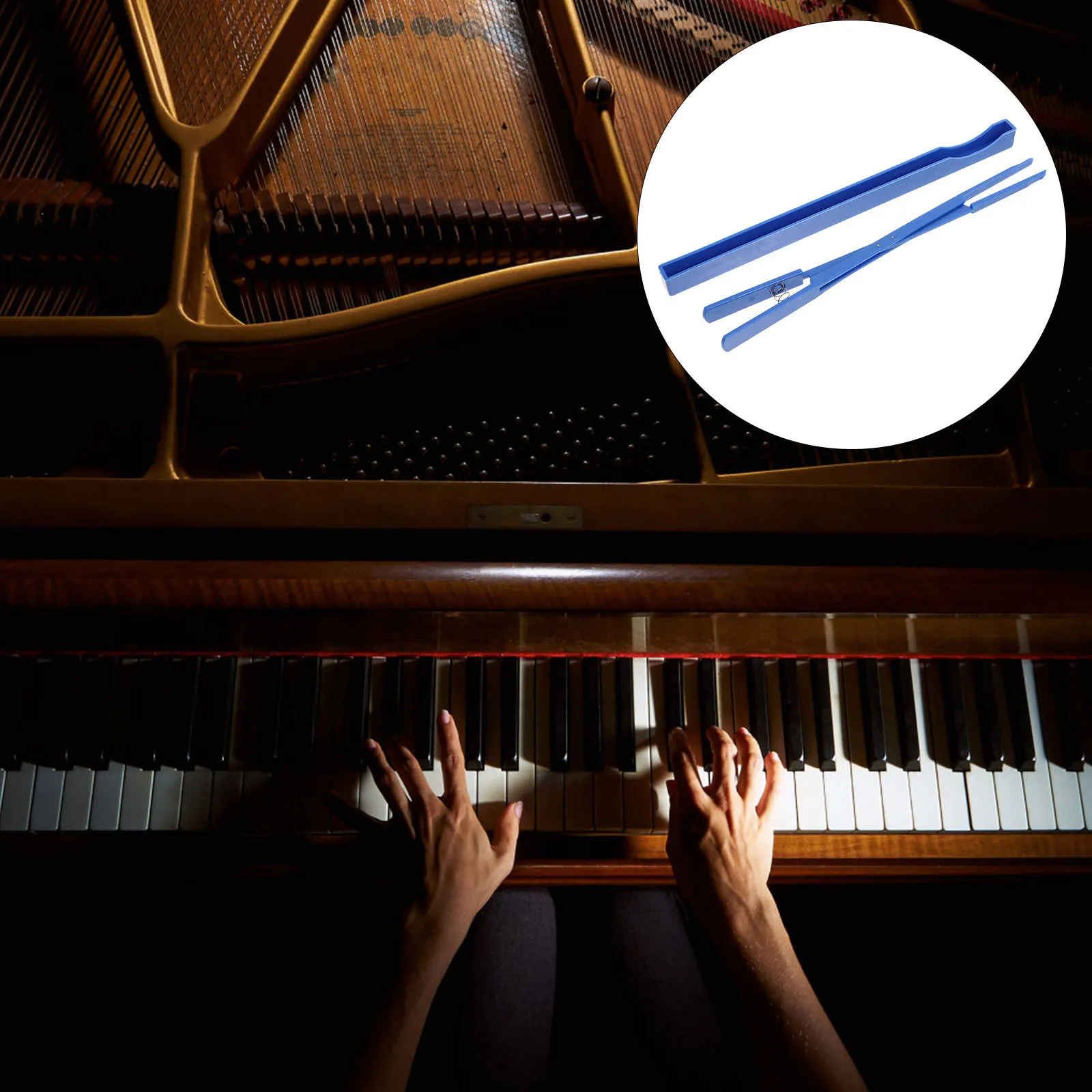 

1Pcs Piano Nylon Treble Mute Clamp Durable Mediant Temperament Mute Tool for Tuning Repair Professional Practical Clip