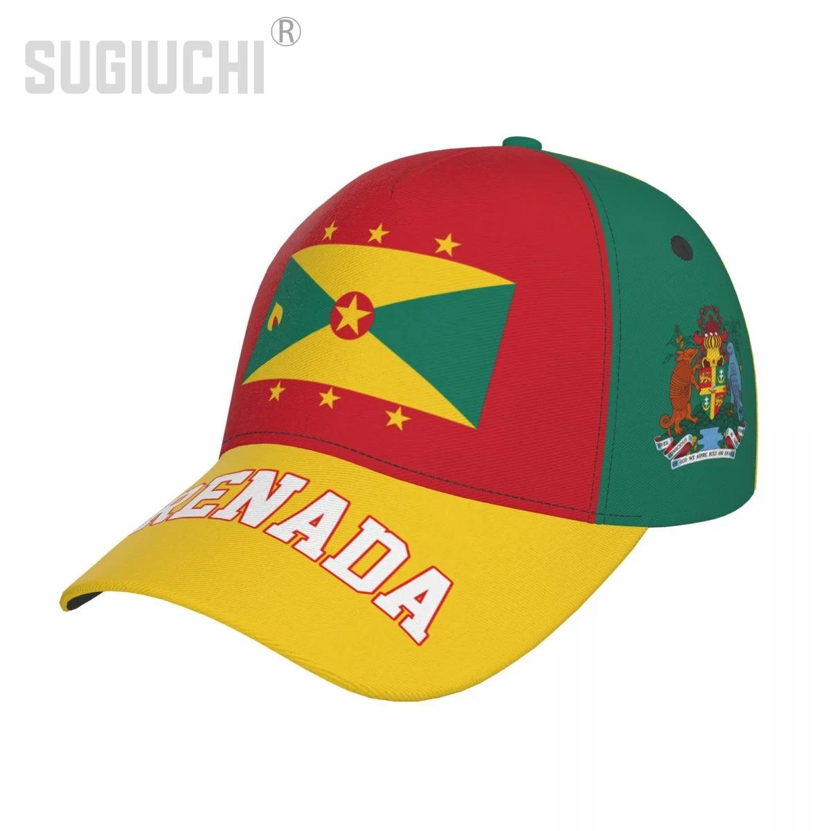 Unisex Grenada Flag Grenadian Adult Baseball Cap Patriotic Hat for Baseball Soccer Fans Men Women