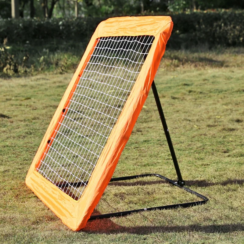 1 equipo de entrenamiento de fútbol retráctil y plegable de un solo lado, red de rebote multiusos y puerta de práctica de tiro 2025