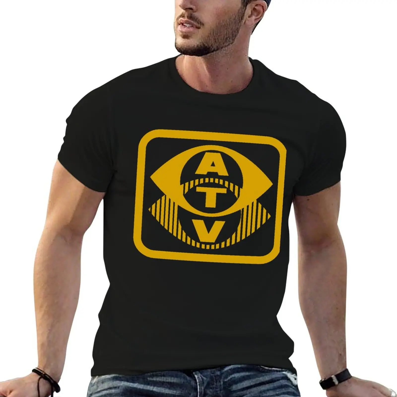 

ATV (Vintage TV Station) T-Shirt funny t shirts cotton t shirt man cotton T-Shirt