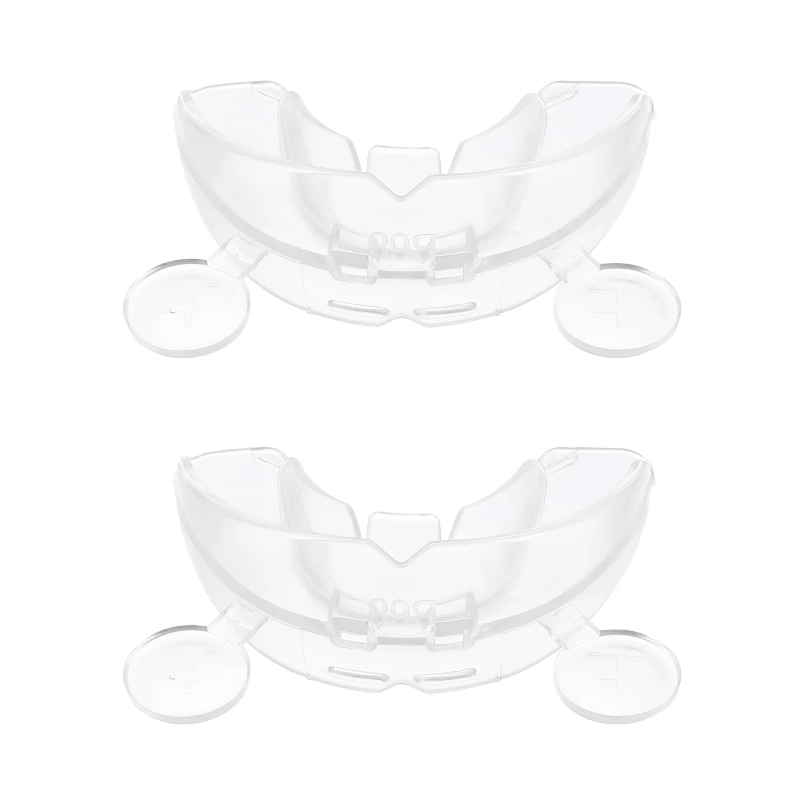 2 Pcs Braces Mouth Guard for Grinding Teeth Sports Anti-bruxism Protector Silica Gel Men and Women Adults Tooth Corrector