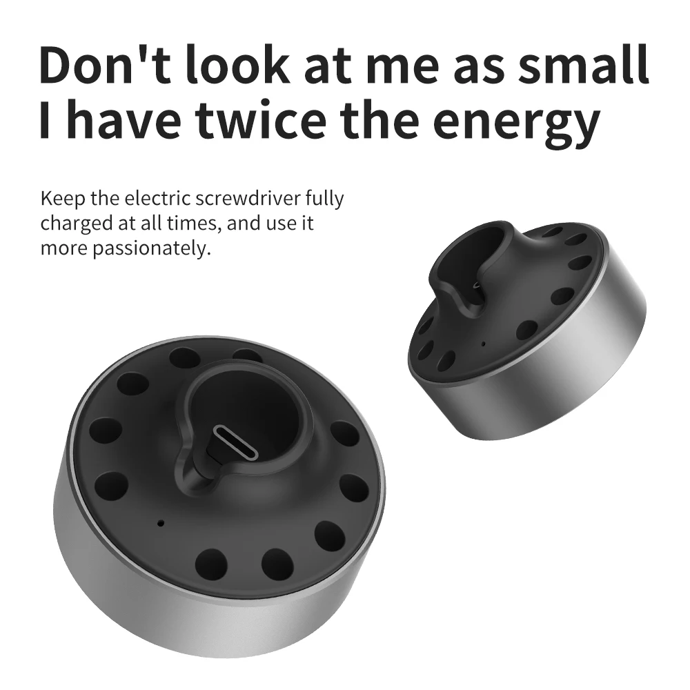 Mini Electric Screwdriver Charging Dock Type-c Charger Holder Batch Heads Storage Base High Appearance Tools Accessories