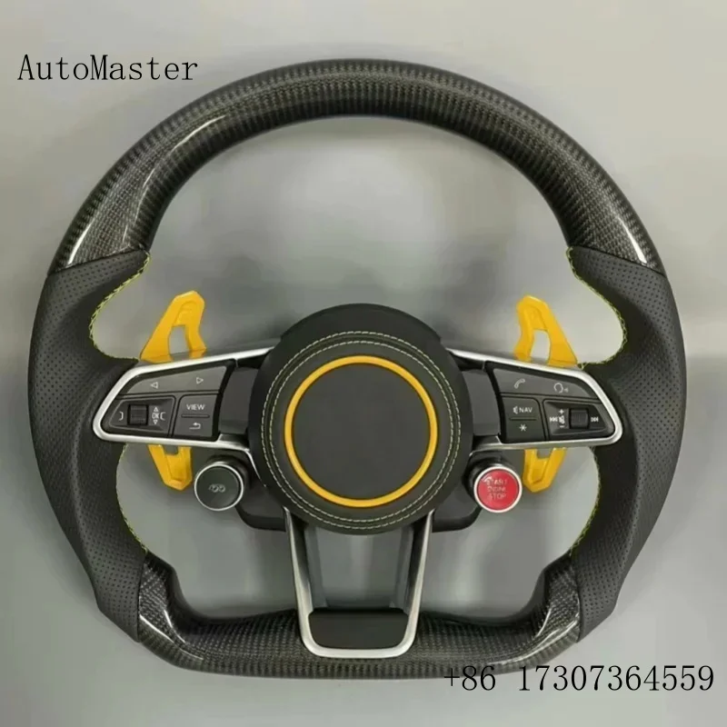 Afbeelding 5: Auto Stuurwiel Assemblage Voor Audi A3A4A5A6A7A8 R8 Universele multifunctionele Custom Stuurwiel Decoder Interieur Accessoire