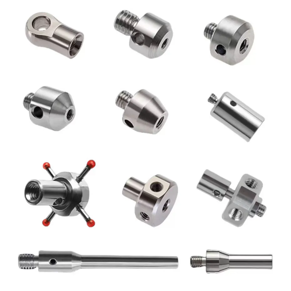

Needle adapter, three-dimensional probe, star shaped multi-directional head conversion thread, three coordinate center base M2M3