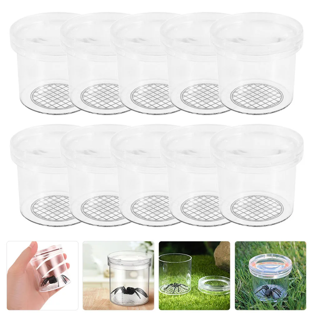 16 Pcs Insect Observation Kit Mesh for Kids Critter Keeper Viewer Tool Carrier Child