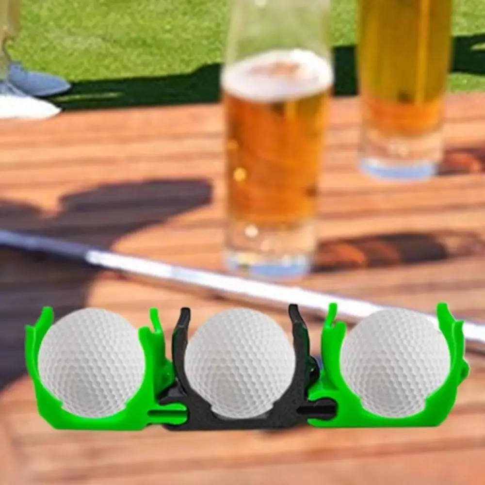 

3pcs/set Three-ball Golf Ball Holder Splicable Lightweight Golf Ball Rack Portable Design Plastic Golf Ball Organizer