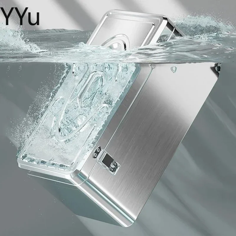 Multifunctional Stainless Steel Tool Case Large Waterproof Hard Shell Portable Electronic Toolbox Organizer for Workshop Travel