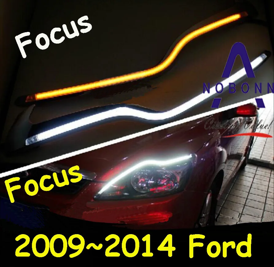 one set car bumper light for Focus daytime Light Fusion car accessories 2009~2011y LED DRL headlight for Focus fog light