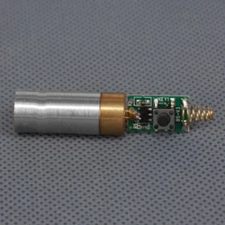 Letaosk 532nm 50mw ouro para diodo de módulo ponto laser verde com driver livre de luz e mola para trabalho constante de laboratório