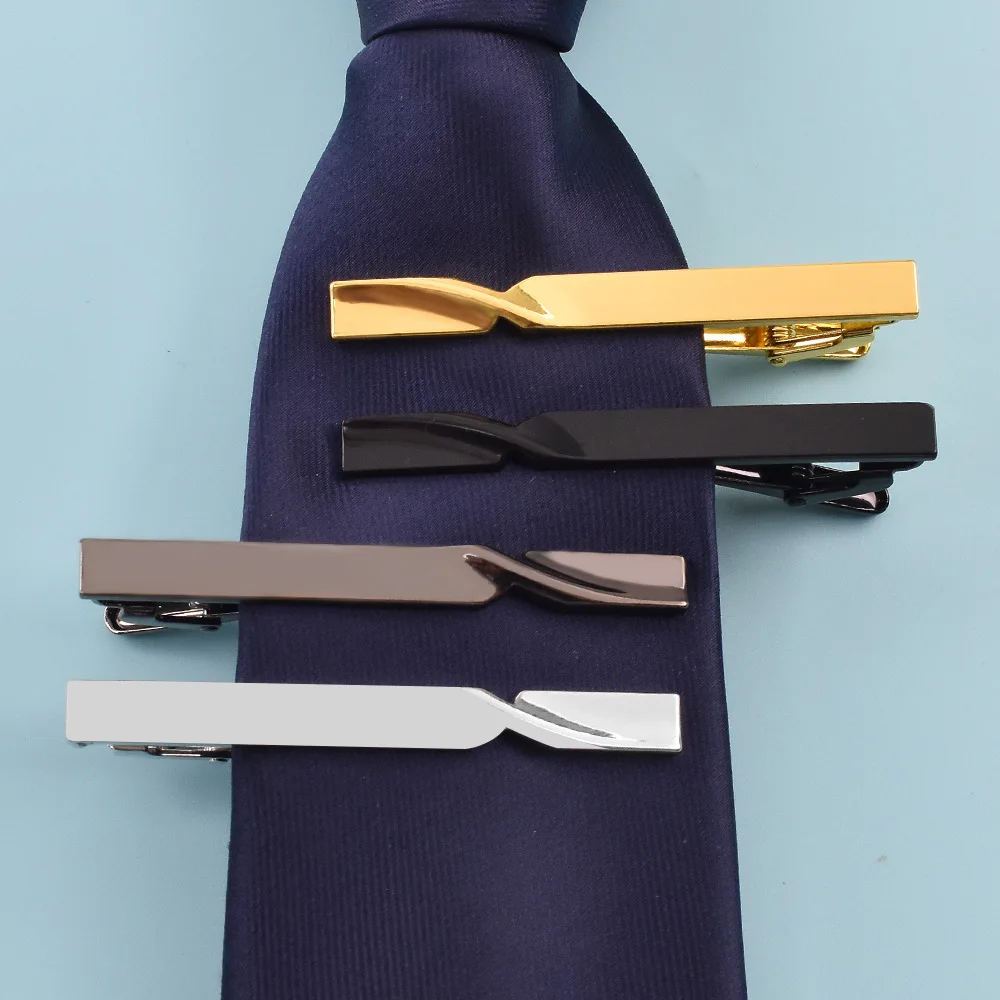 1 Stück grenzüberschreitende neue Business-Krawattenklammer aus Messing für Herren, formeller Anzug, Krawattenhalter, Vintage, klassisch, elegantes Geschenk für Ihn