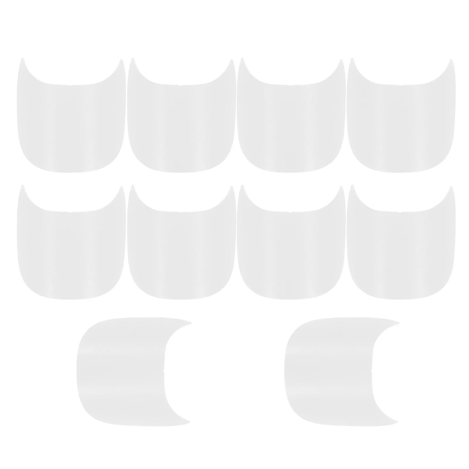 10 قطعة قبعة حافة إدراج البلاستيك منحني واسعة قبعة بيسبول قناع إدراج ل قبعة المشكل الشمس جولف قبعة بيسبول اكسسوارات