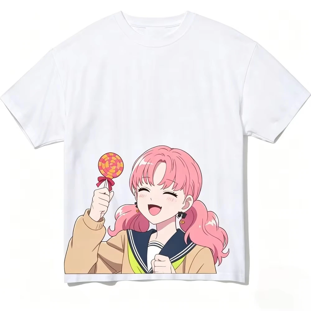 You and I Are Polar Opposites Anime Lover Suzuki Miyu T-shirt Men Women Gothic Cotton T-shirt Retro Graphic Oversized T Shirt