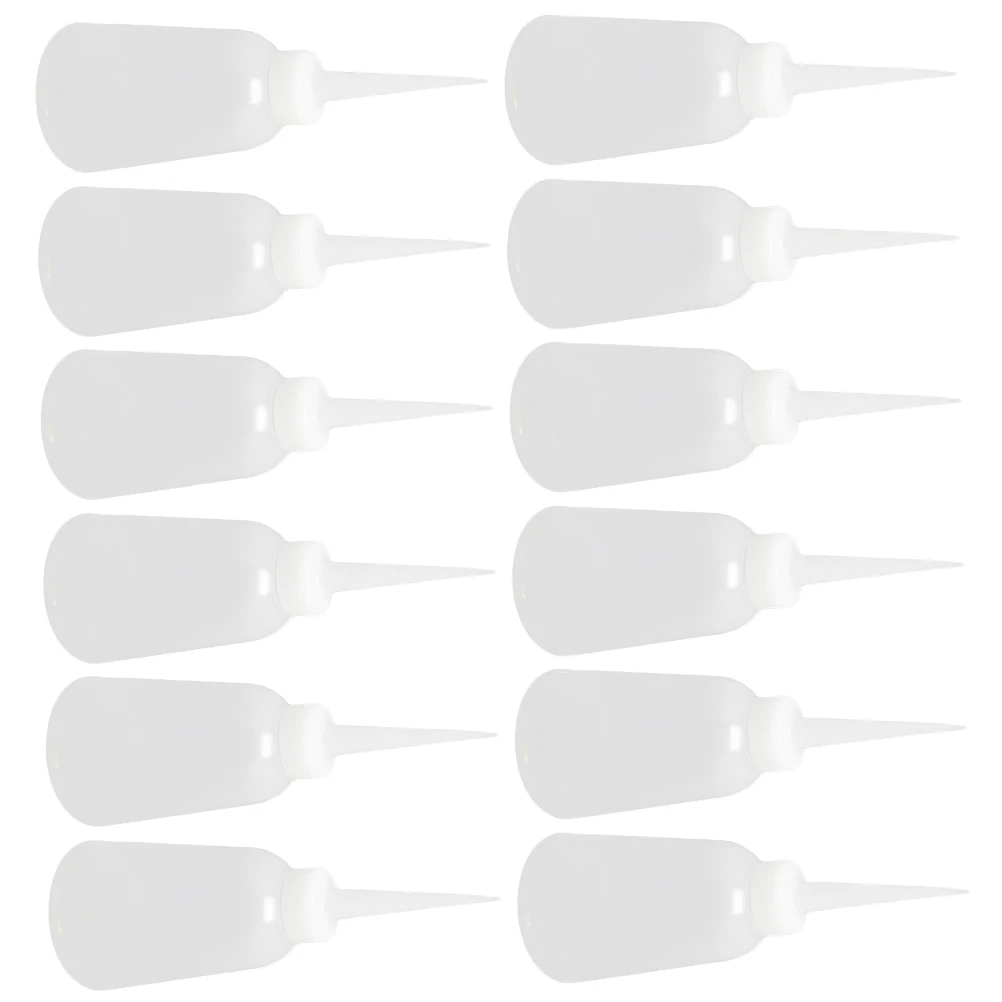 

12pcs Glue Craft Supplies Precision Applicator Refillable Squeeze Liquid Plastic Liquid Glue Bottle Dropper Bottle