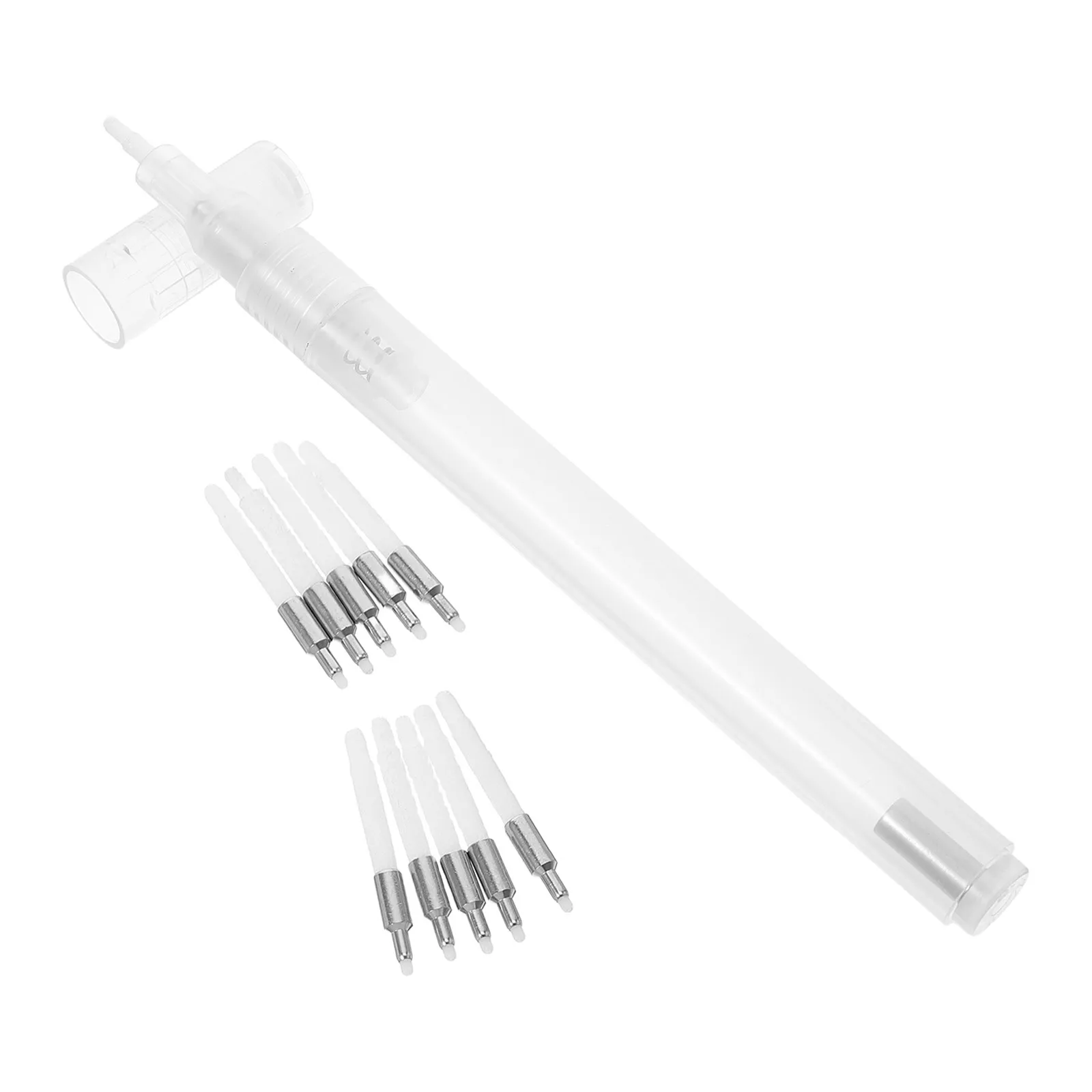 1Set Empty Acrylic Fine Paint Marker Refillable Replacement For For Drawing For Christmas Crafts 5MM Nibs Pen