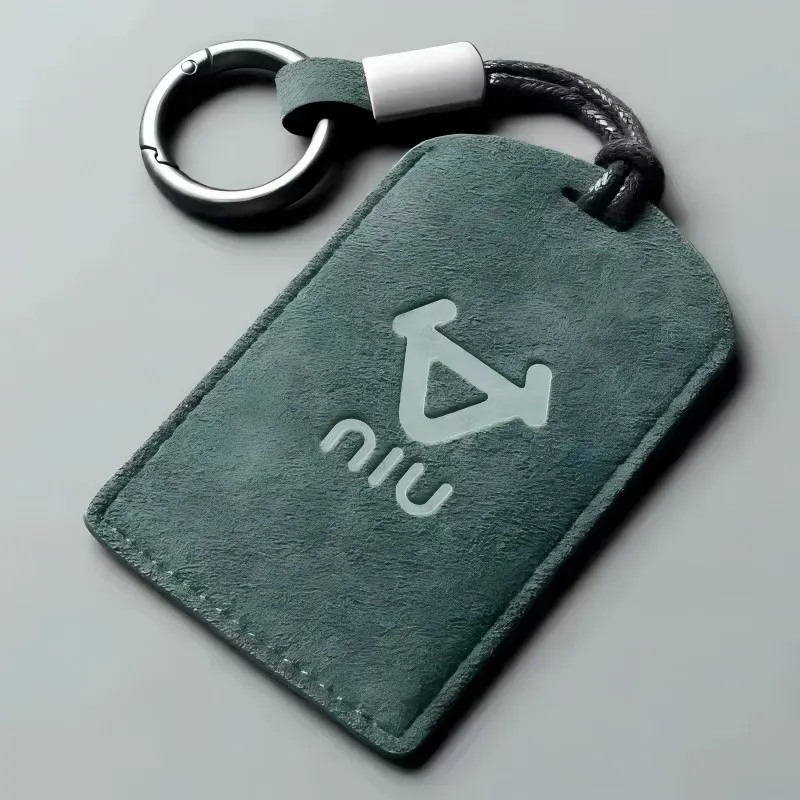 PU Leather Car Key Card Holder RFID Smart Key Fob Case Wallet Bag Universal Keychain Remote Key Cover Protector Auto Accessories