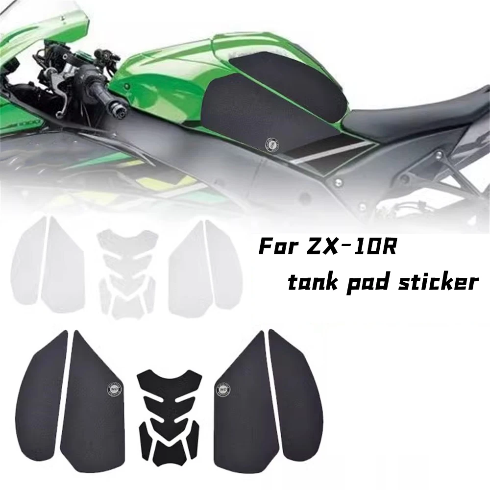 

ZX10R Side Fuel Tank pad Tank Pads Protector Stickers Knee Grip Pad Fit For KAWASAKI For NINJA ZX-10R 2011-2023 2018 Motorcycle