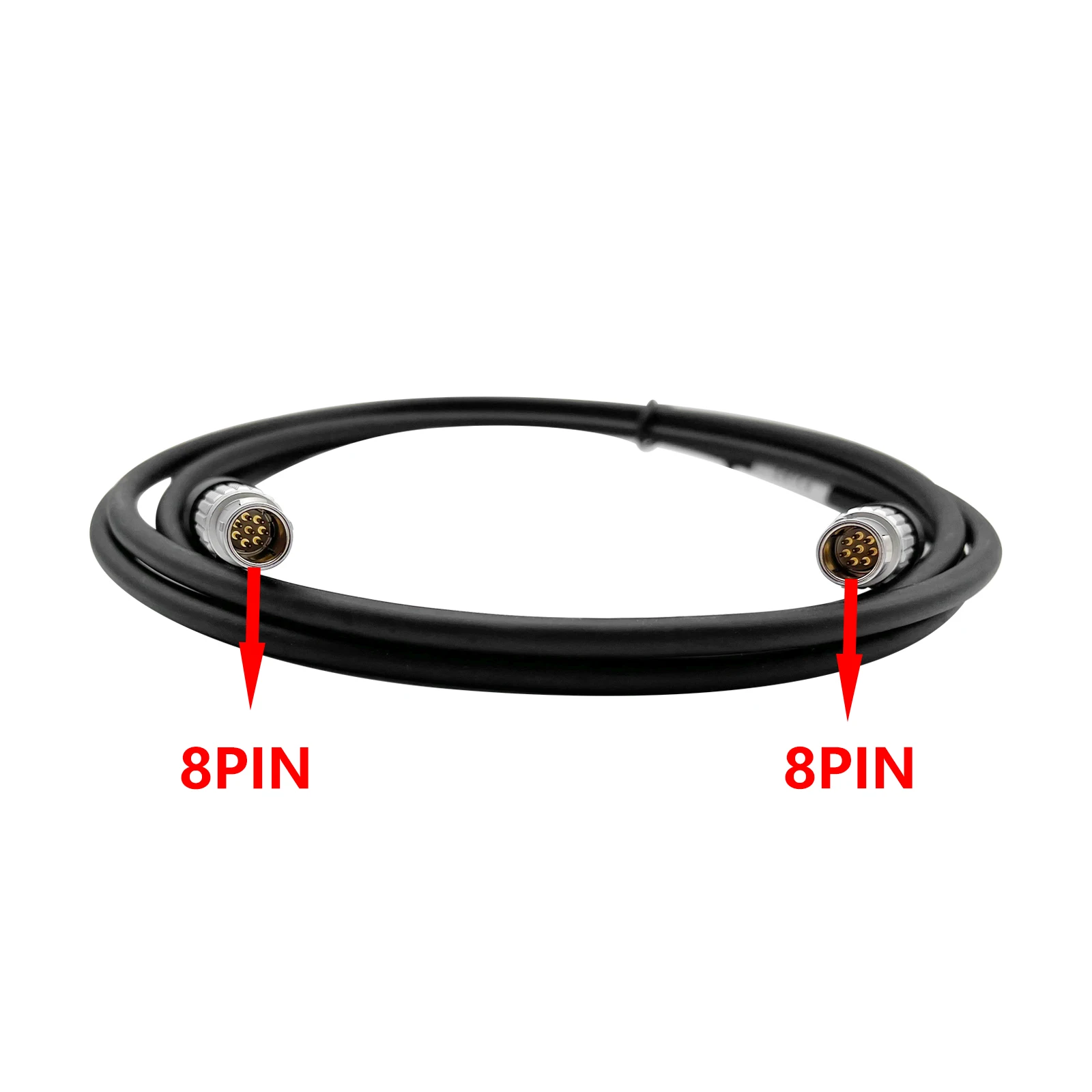 

NEW 1.8M Cable For Leica GEV163 (733283) surveying GPS Cable RX1210 to GRX1200 1B 8PIN+LEMO 1B 8PIN