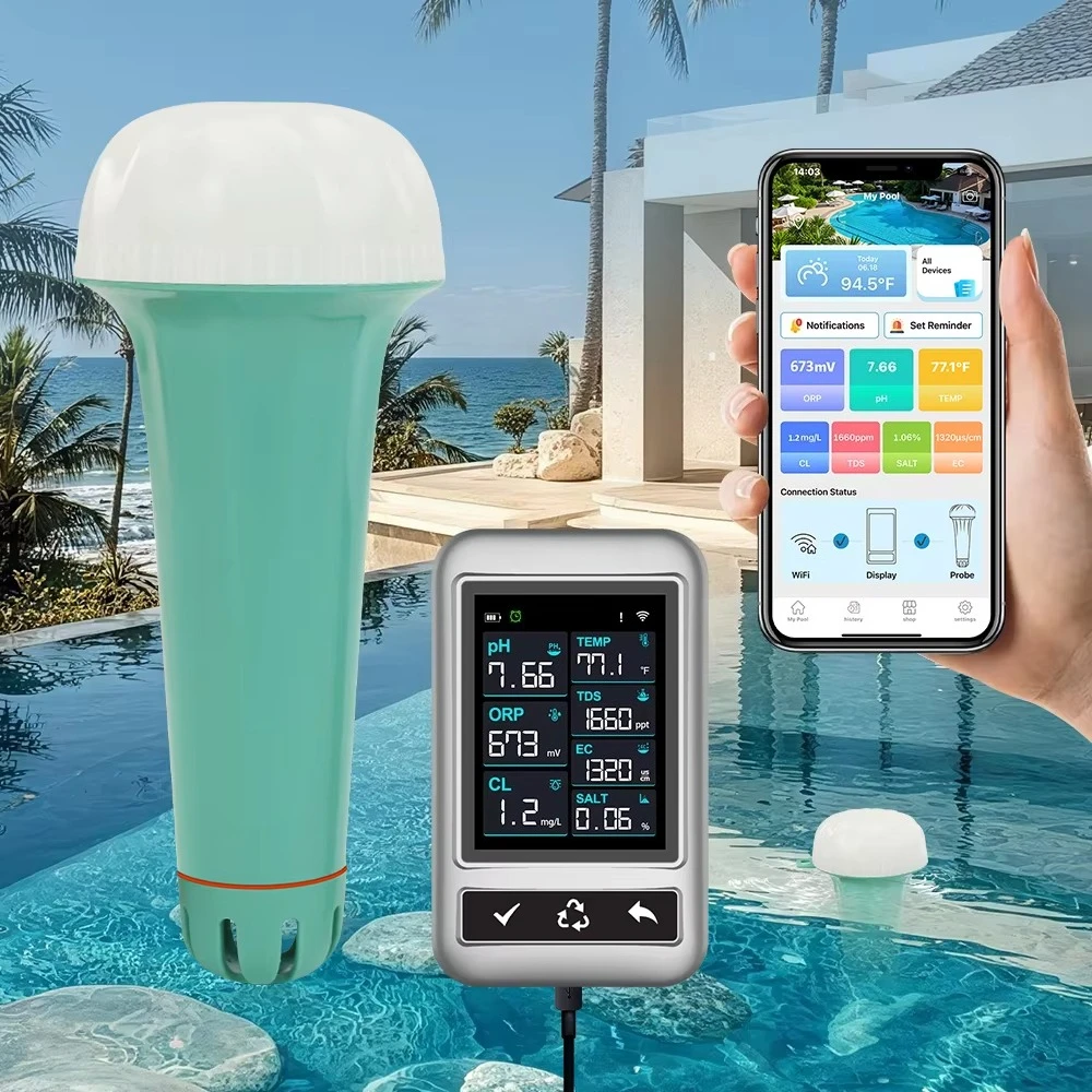 Homesmart Online - Moniteur de piscine Wifi 7-en-1 pour