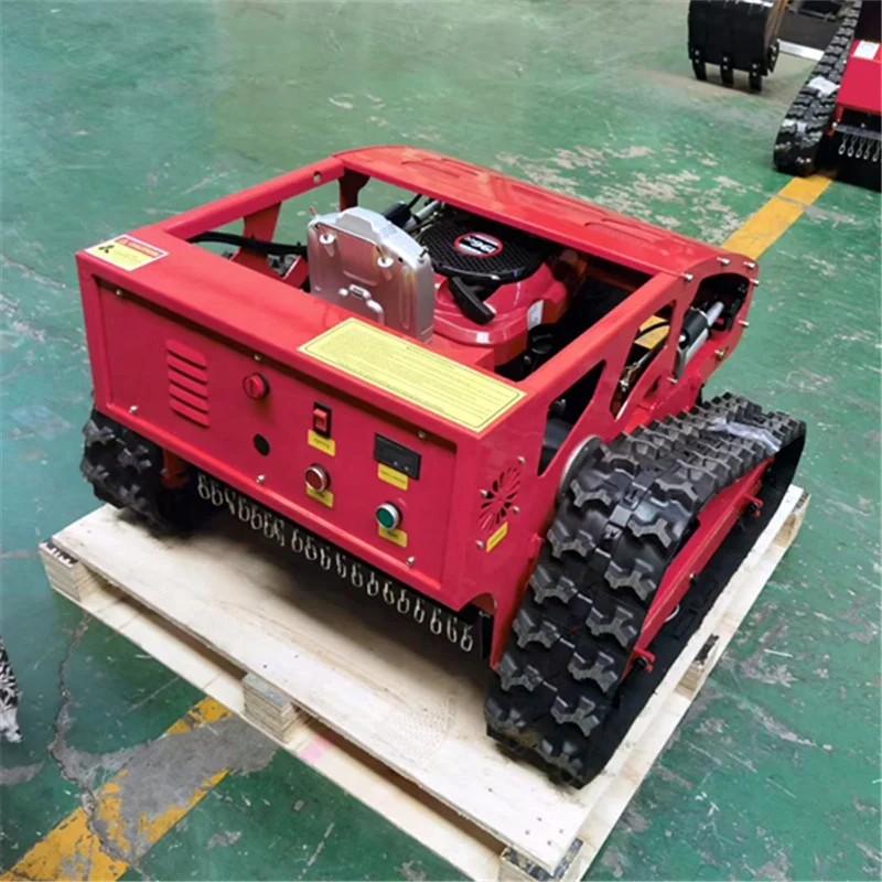 Radio Control Mowers Slope Lawn Mower Tracked All Terrain Remote Control Robot Weed Mowing Machine