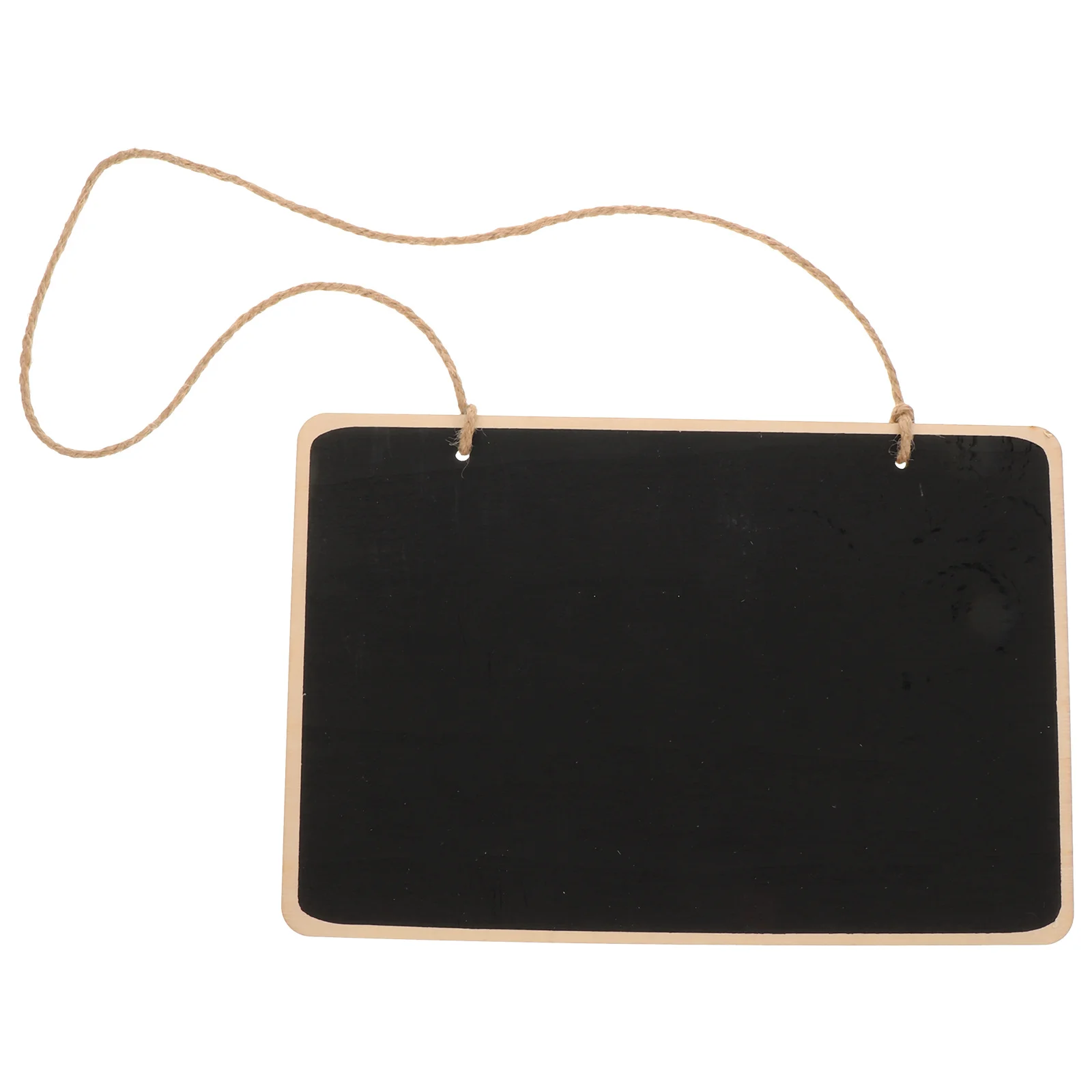 Mini Hanging Wooden Chalkboard Sign Erasable Door Message Board Small Blackboard for Home Cafe Restaurant Chalkboard Sign