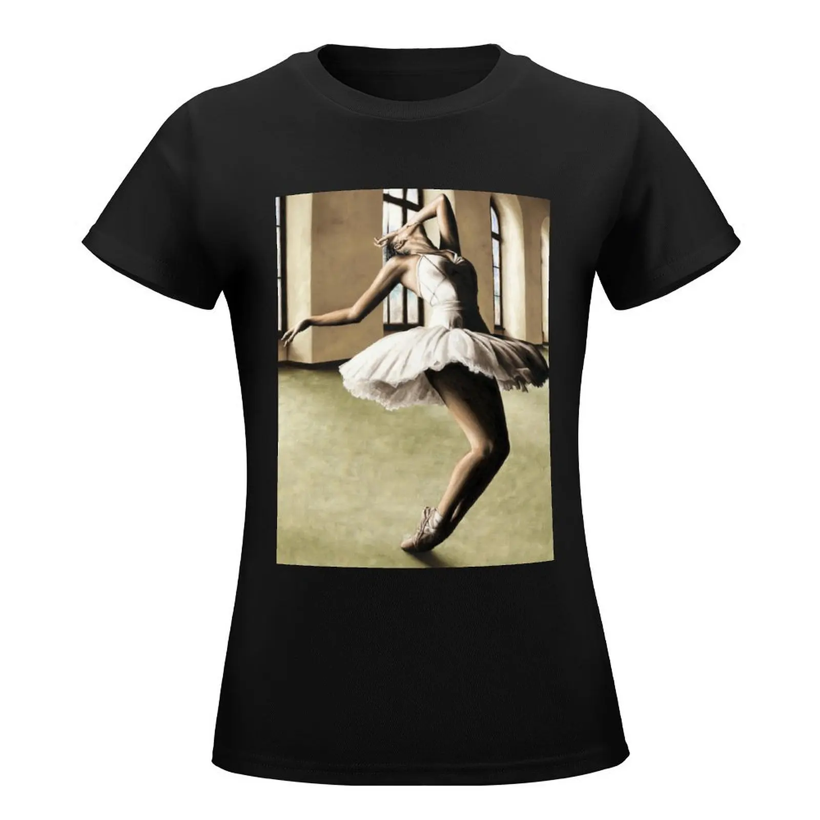 Halcyon Ballerina T-Shirt female Aesthetic clothing oversized t shirts for Women