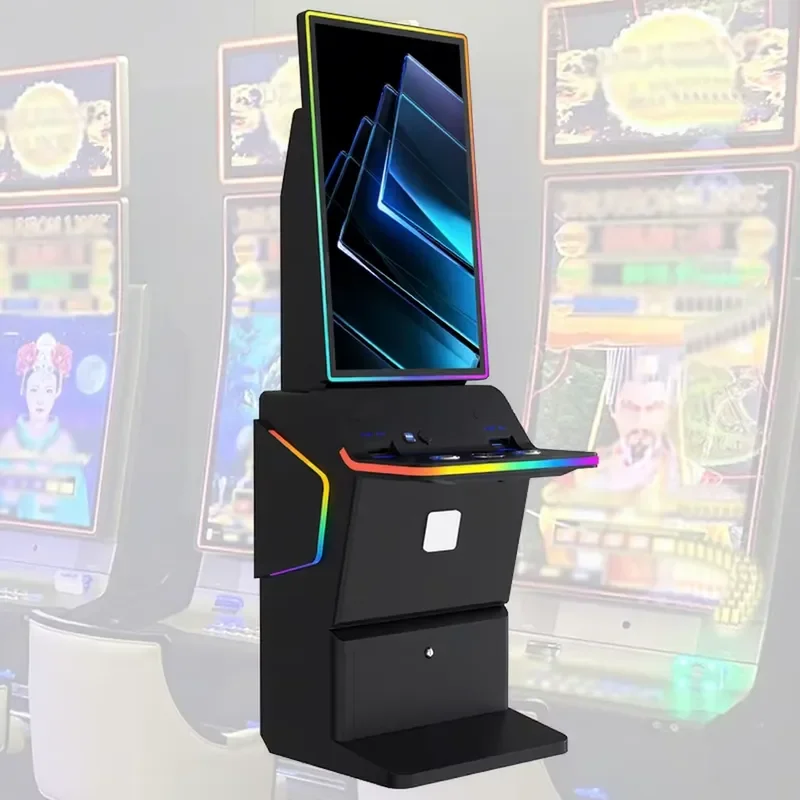 2025 New 43 Inch Flat Panel Arcade Gaming Console Fire Link 8 in 1 Dragon 4 in 1 Video Game Machine Cabinet for Sale