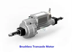 Brushless 24v 36v 48v Gear Mobility Scooter Transaxle Motor With Electromagnetic Brake PPSM283L