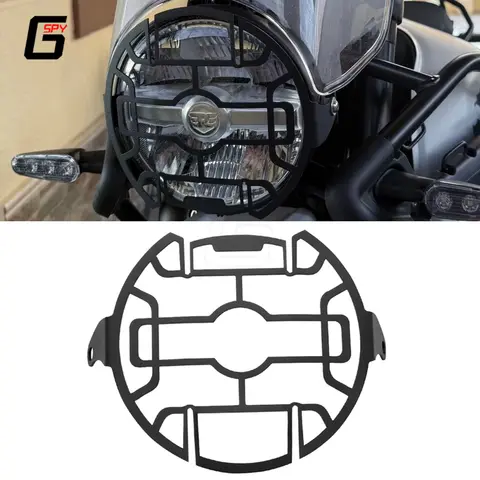 로얄 엔필드 히말라얀 450 2024-2025 오토바이 헤드라이트 가드, 헤드라이트 실드 프로텍터, 헤드램프 커버 (히말라얀450 용)