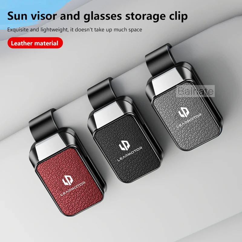 Auto-Sonnenblenden-Brillenetui, verschleißfester Sonnenblenden-Brillenhalter, für Leapmotor C10 C11 C16 B01 B10 C01 2025, Leder