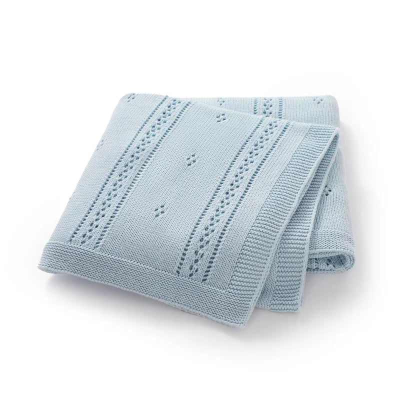 Cotton Baby Blankets 90*70cm Infant Boys Girls Solid Stroller Nursery Swaddle Wrap Plaid Breathable Newborn Bedding Accessories