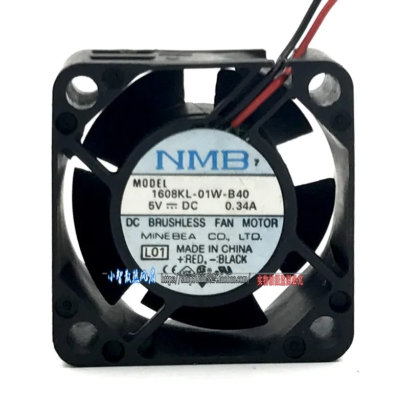 ORIGINAL 1608KL-01W-B40 5V 0.34A 4020 40*40*20mm NEW COOLING FAN RADIATOR
