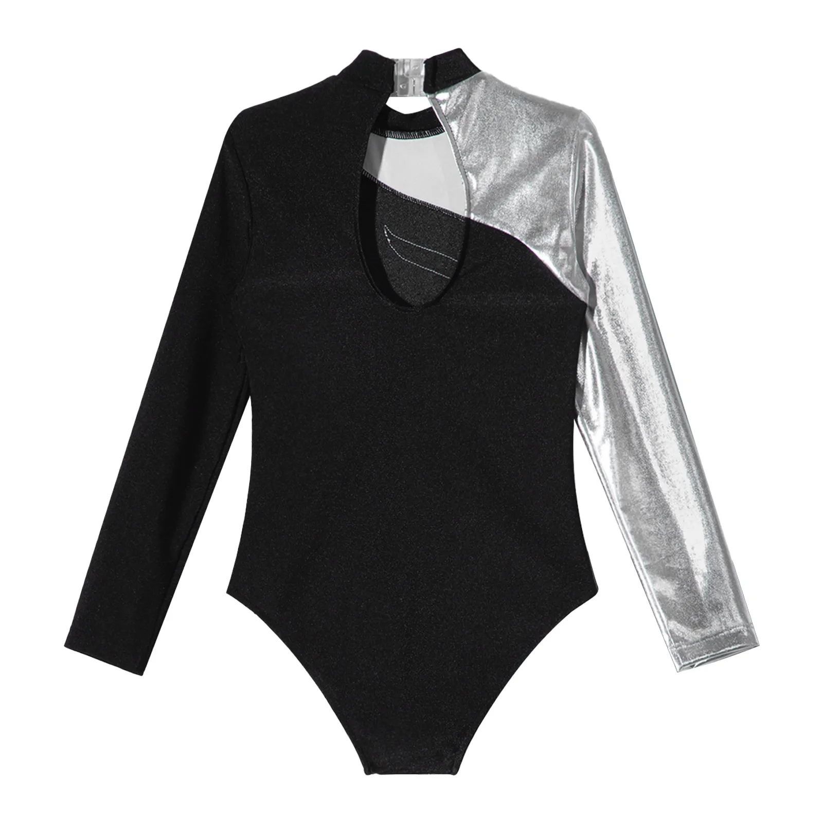 Gymnastik Trikot Mädchen Kind Langarm glänzend Diamante Ballett Tutu Tanz Trikot Eislaufen Overall Gymnastik Trikot Bodysuit