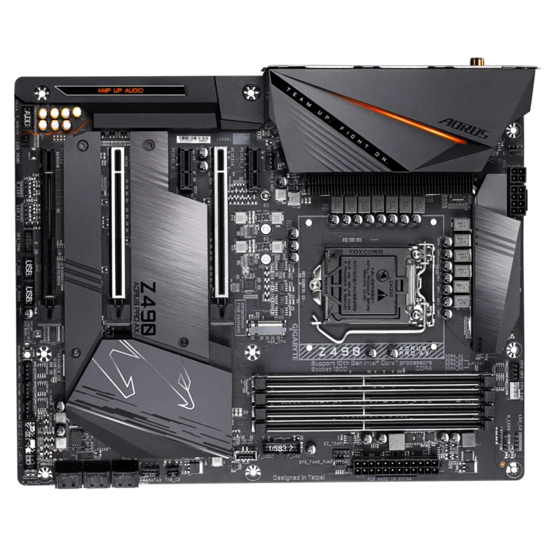 FOR GIGABYTE Z490 AORUS PRO AX Motherboard Intel Z490 LGA 1200 DDR4 ATX M.2 Core SMA