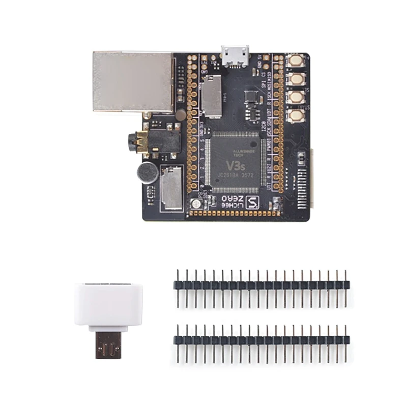 

For Lichee Pi Zero ARM Cortex-A7 1.2Ghz 64M DDR Allwinner V3S Core Development Expansion Board With OTG+ Pin Header