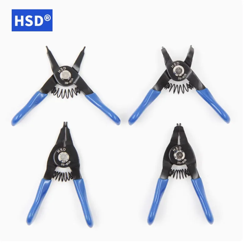 Small sized snap ring pliers, inner and outer snap ring pliers, snap ring pliers, 3-inch ultra small mini snap ring pliers
