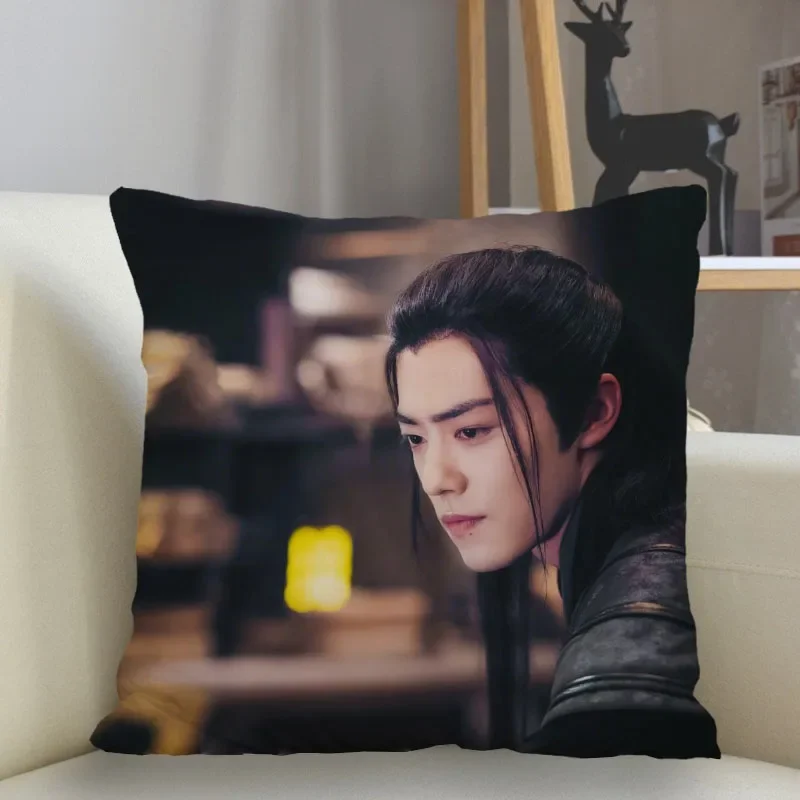 Musife Custom Sean Xiao Xiao Zhan federa decorazione della casa 45*45cm cerniera quadrata federa copricuscino Drop Shipping