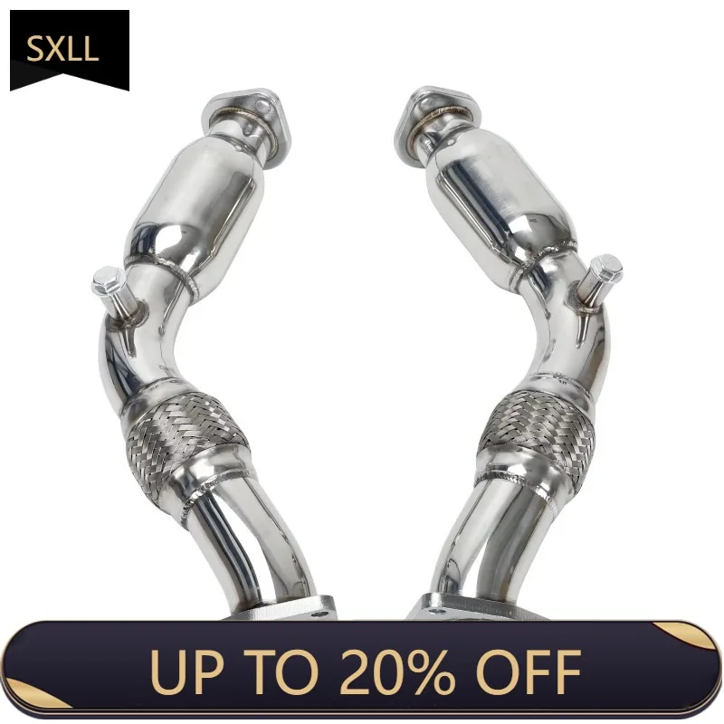 SXLL 350Z G35 FX35 2003-2006 مشعب عادم من الفولاذ المقاوم للصدأ عالي الأداء #1