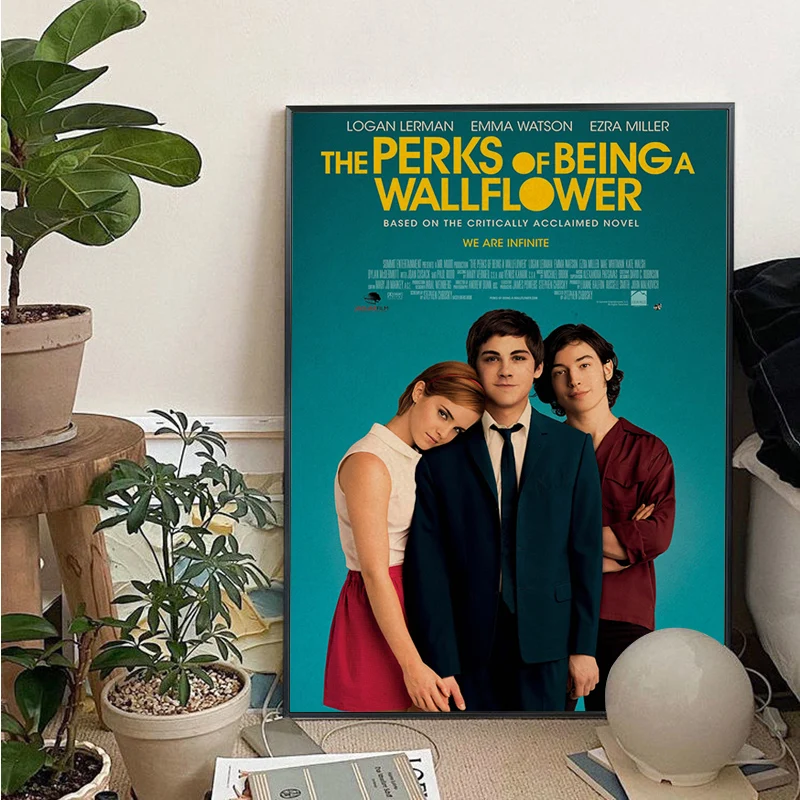 Film The Perks Of Being A Wallflower Prhonneur and Posters, Wall Art, Retro Posters for Home, Nordic Home Decor, Good Quality