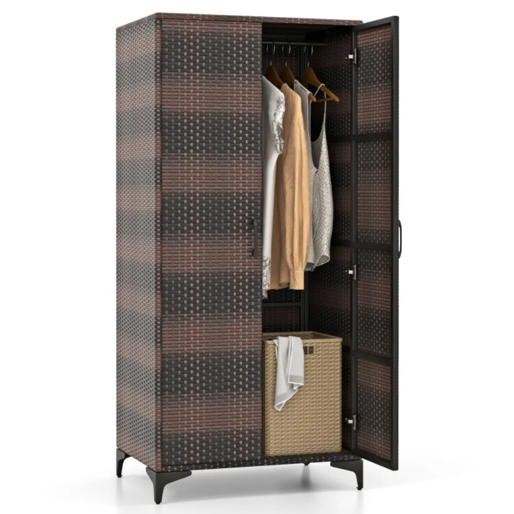 62" Wardrobe Armoir…