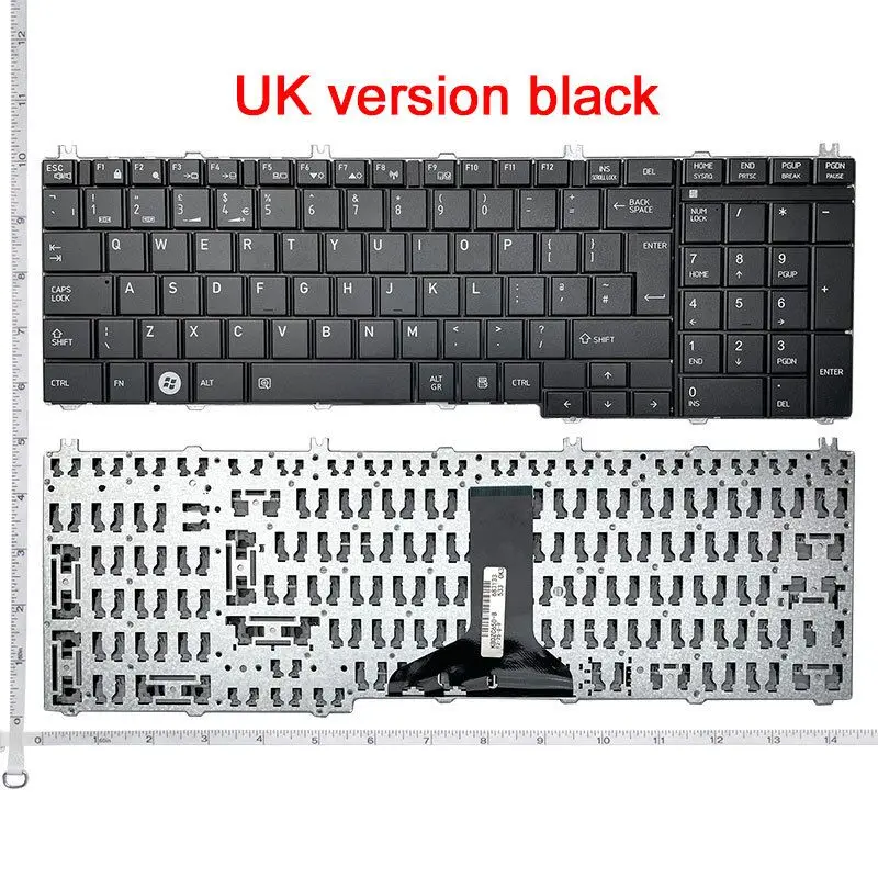 US/SP/RU/JP Laptop Keyboard For Toshiba Satellite C650D C650 L650D