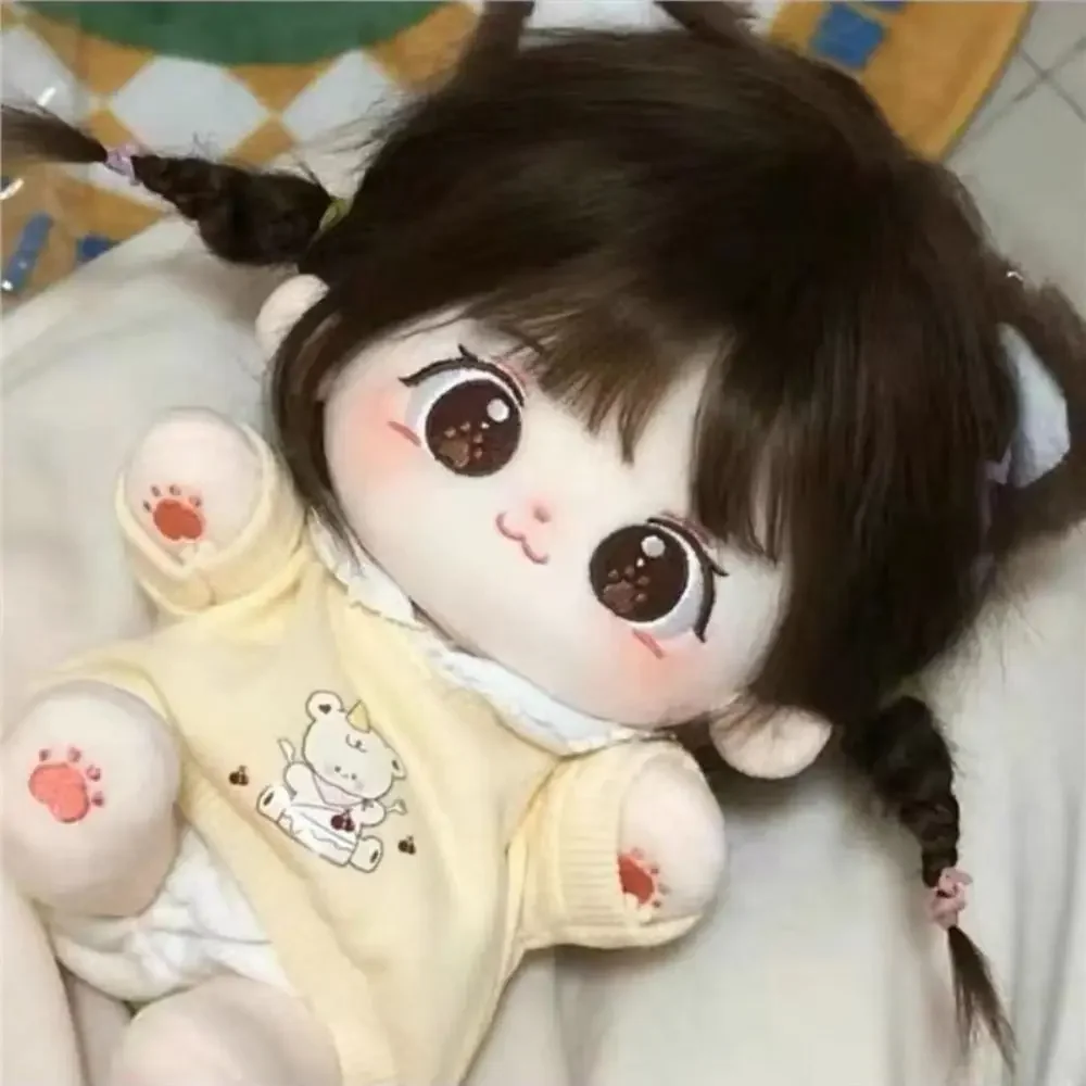 20cm Cotton Doll Clothes Pretty Dress Outfit Cute Hoodie Casual Suit Plush Toys Dress Up Clothing Girls Brithday Gift