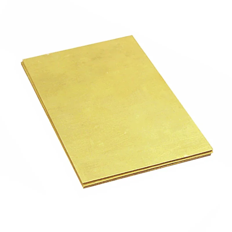 

1PC H62 Brass Plate 2x100x100MM of CuZn40 2.036 CW509N C28000 C3712 Customizable Copper Sheet DIY CNC Frame Model Contruction