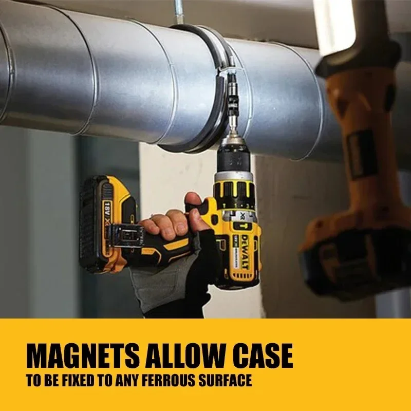 DEWALT DT7505-QZ Регулируемый поворотный наконечник Магнитный держатель сверл Аксессуары для инструментов Поворотная бита Одиночный держатель блистера DT7505