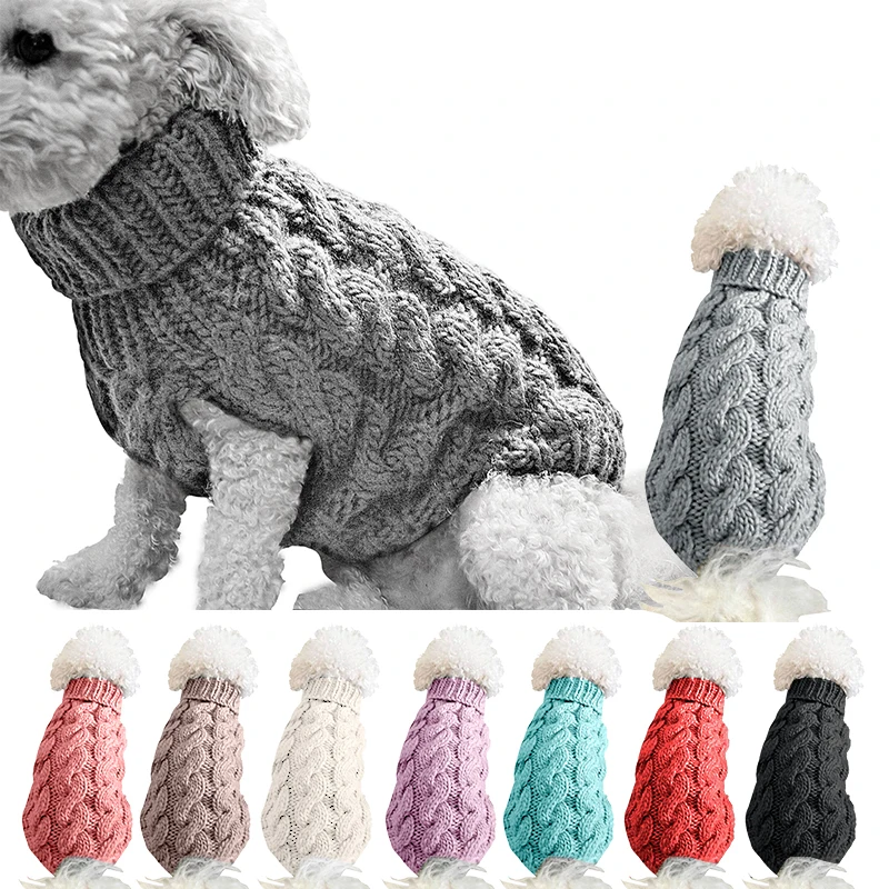 Pet Clothes French Bull dog Puppy Dog Pet Sweater Chihuahua Pug Pets Dogs Clothing for Small Medium Dogs Puppy