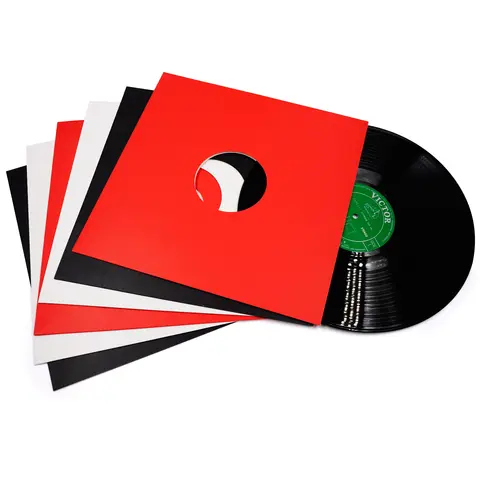 10 Uds. Chaquetas con mangas exteriores de cartón duro para registro LP de 12 pulgadas, 10 pulgadas y 7 pulgadas